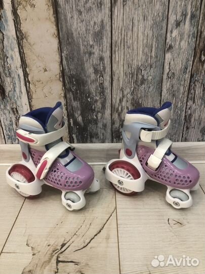 Роликовые коньки детские раздвижные