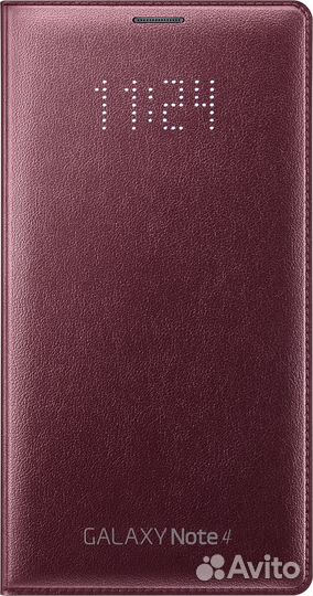 Оригинал Чехол Led Flip Wallet для Samsung Note 4