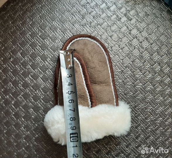 Варежки детские 1 год овчина