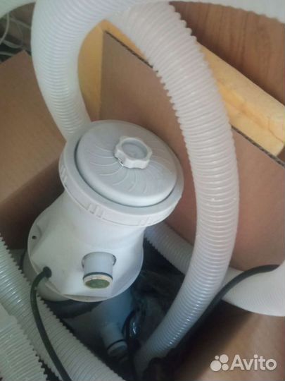 Тент-крышка для бассейна, фильтр-насос