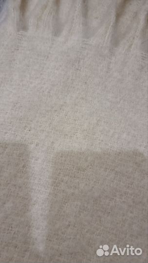 Шарф женский молочный теплый