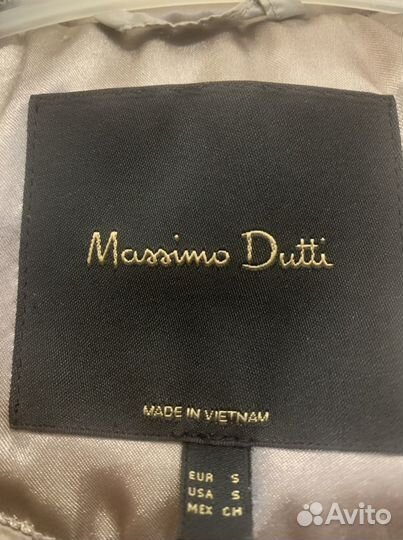 Пуховик легкий демисезон женский S Massimo Dutti