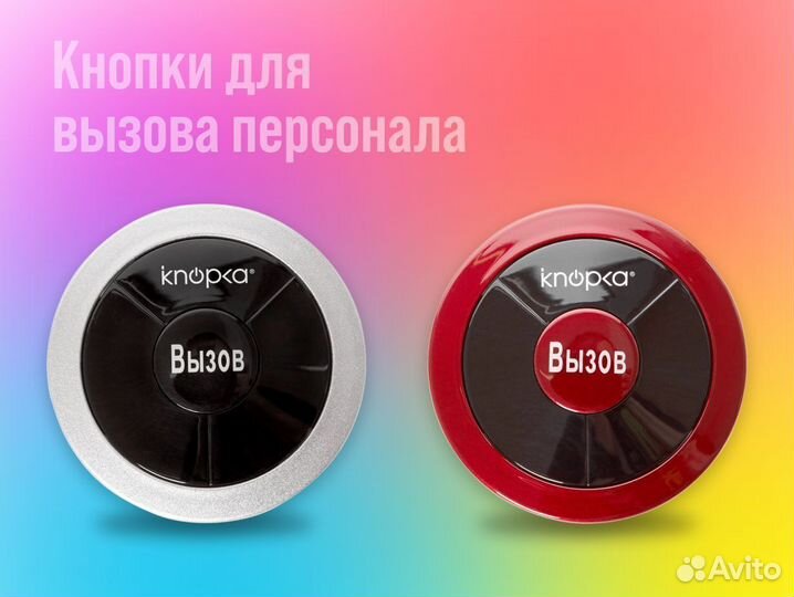 Кнопка вызова официанта iKnopka