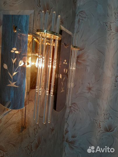 Люстра потолочная и бра