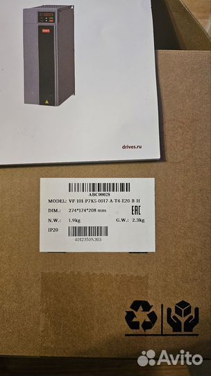 Частотный Преобразователь veda VF ABC00028