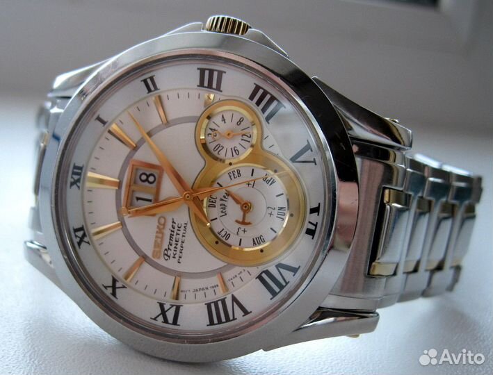 Часы Seiko Premier Kinetic SNP022P1 Оригинал
