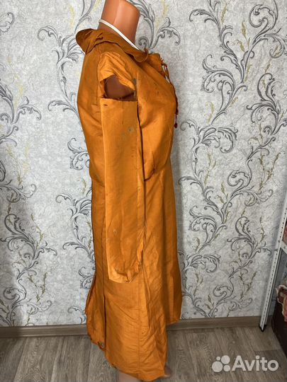 Платье Рыжий Шелк 19 Век