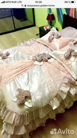 Golden Home,покрывало и наволочки,новое