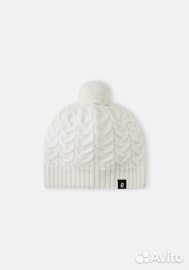 Шапка-бини Reima Talvinen Белая 52