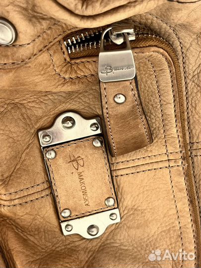 Винтажная сумка Makoswky натуральная кожа