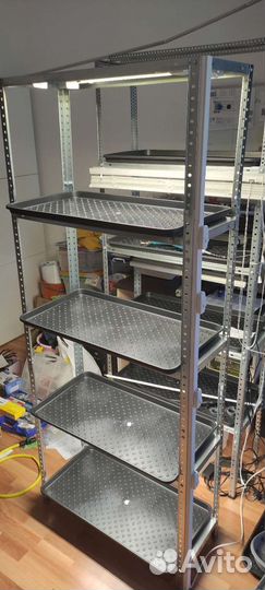 Стеллаж для рассады с фитолампами