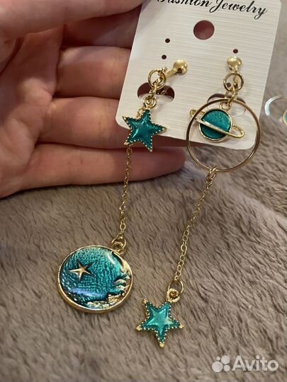 Серьги клипсы