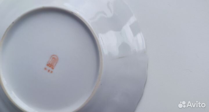 Блюдца кофейные Рижский фарфор RPR