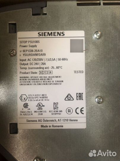 Siemens psu100s блок питания