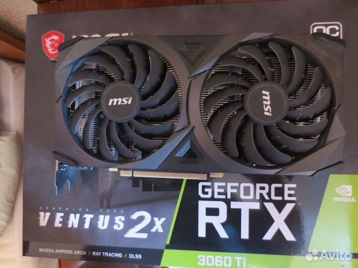 Видеокарта RTX3060ti ventus 2X OC 8GB