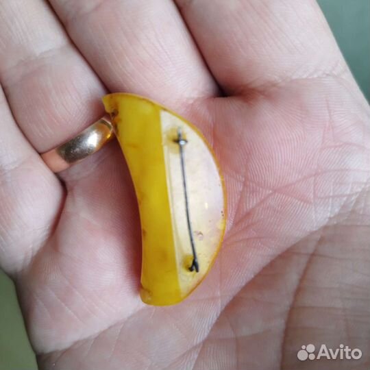Брошь янтарь, янтарь СССР