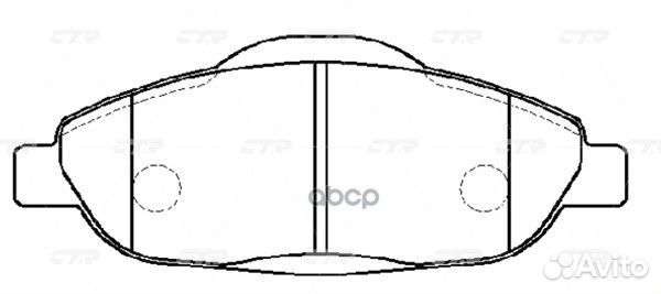 Ckpu-51 GK0908 Колодки тормозные дисковые п