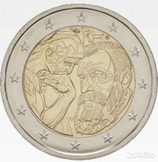 Монеты Франции 2 евро
