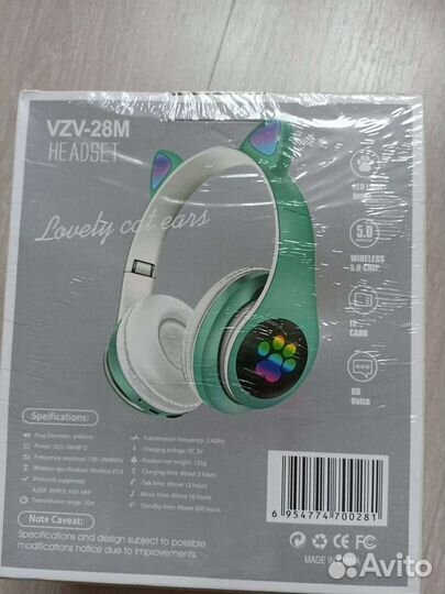 Беспроводные наушники cat. Новые