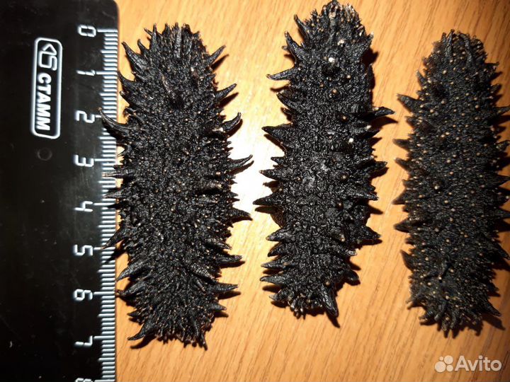 Сушеный (сухой) трепанг и варено-мороженый