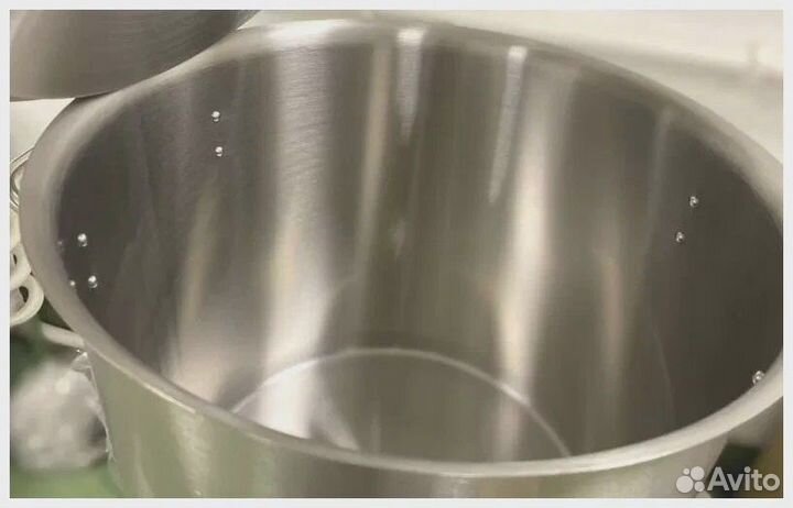 Котел кастрюля 37 л профессиональный Luxstahl