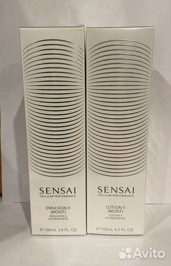 Sensai cellular performance,emulsion II,lotion Ii