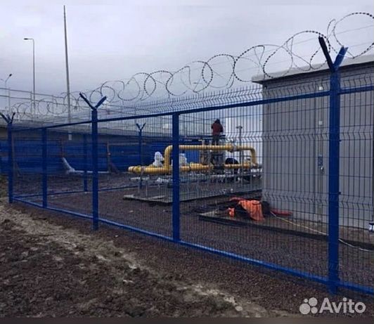 Забор из 3д сетки