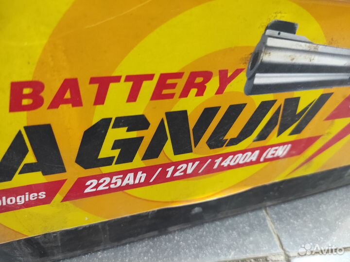 Аккумулятор б/у 225Ач Magnum Казахстан
