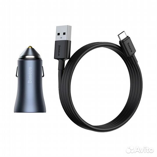 Автомобильное зарядное устройство Baseus U+U 40W