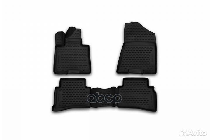Коврики 3D в салон KIA Sportage, 2016, 4 шт