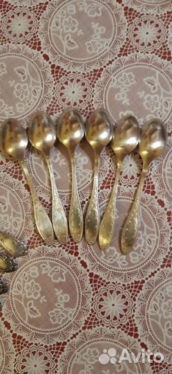 Мельхиоровые ложки чайные