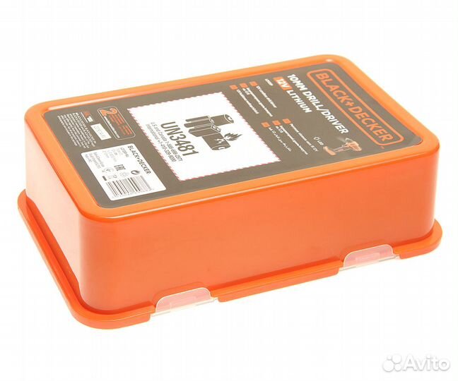 Дрель-шуруповерт с акб 12.0В 1.5Ач (кейс) black&de