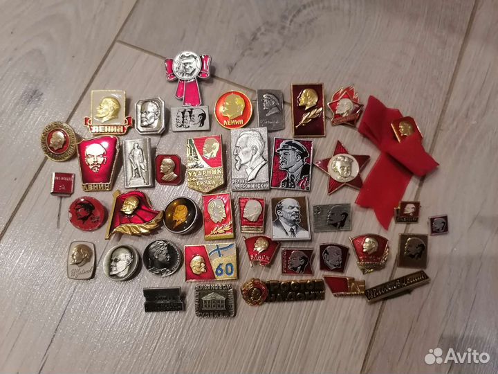 Значки СССР Ленин Владимир Ильич комсомол