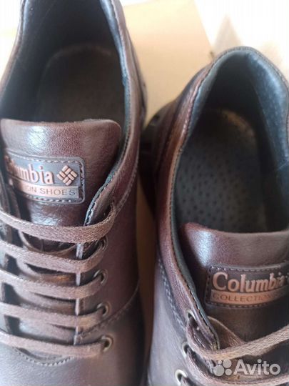 Columbia натуральная кожа на флисе