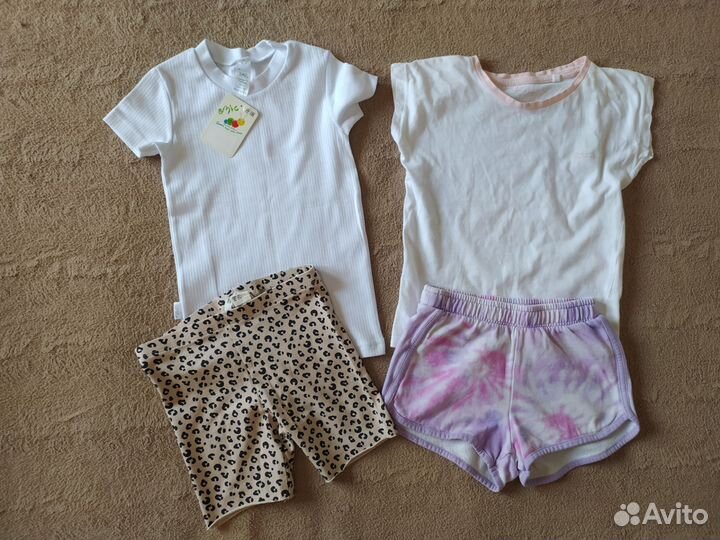 Пакет вещей на девочку 110 116 см