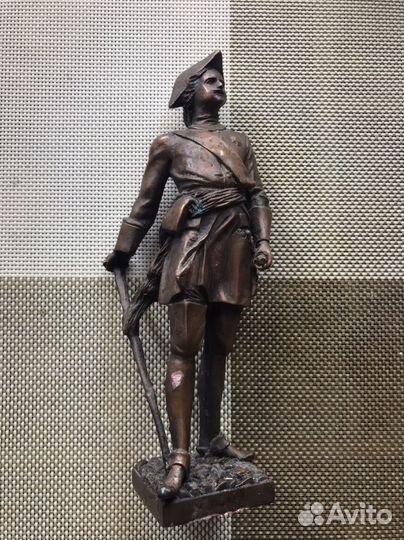 Фигурка Петра Первого цинк