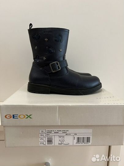 Ботинки для девочки geox 35 размер