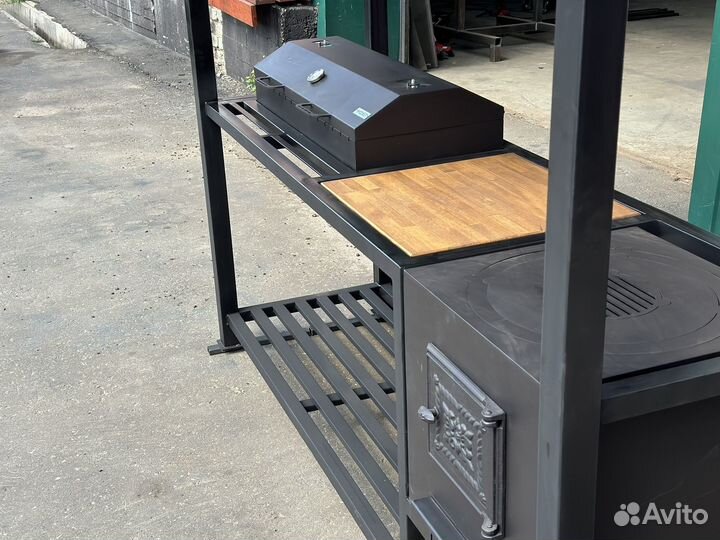 Мангал с крышей moxie camp