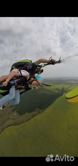 Полеты на параплане в тандеме с инструктором