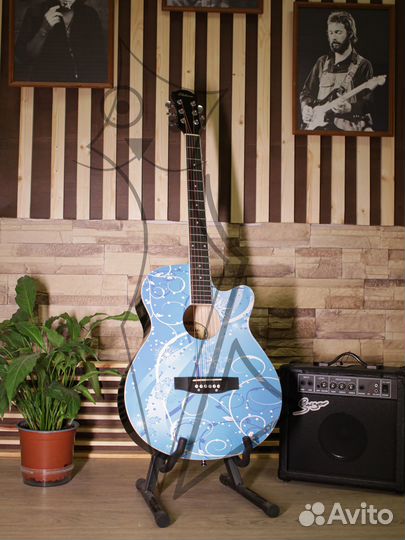 Акустическая гитара 6 - струнная + (Аксессуары)