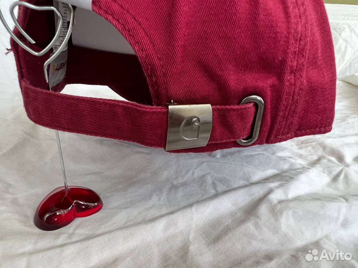 Кепка бейсболка Carhartt WIP бордовая