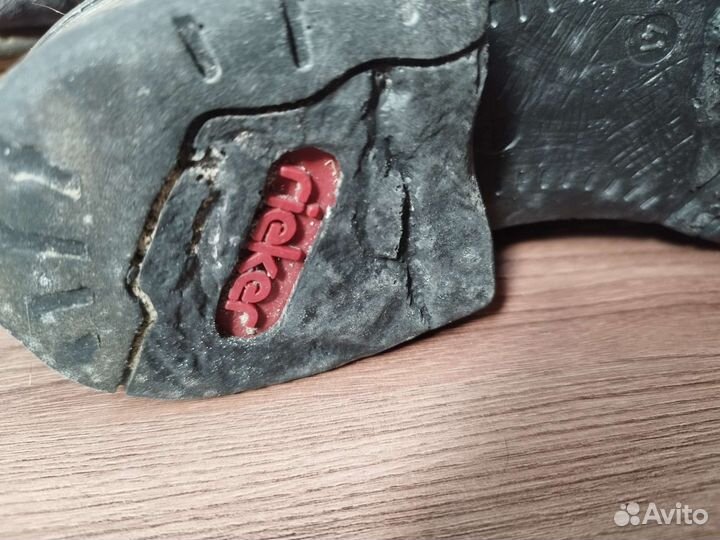 Полуботинки замша