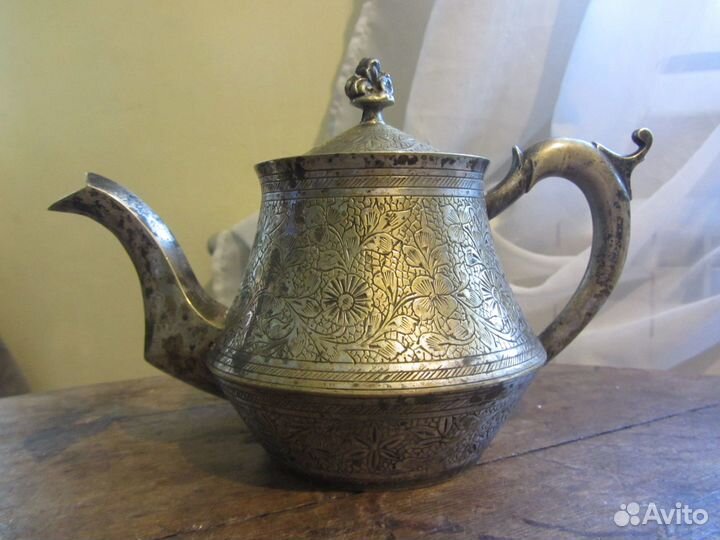 Старинный заварочный чайник для самовара