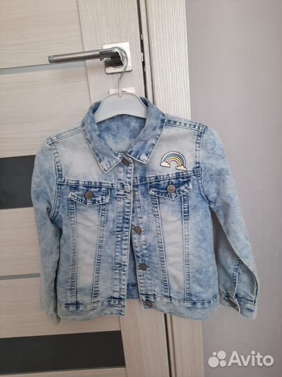 Куртка джинсовая для девочки 116