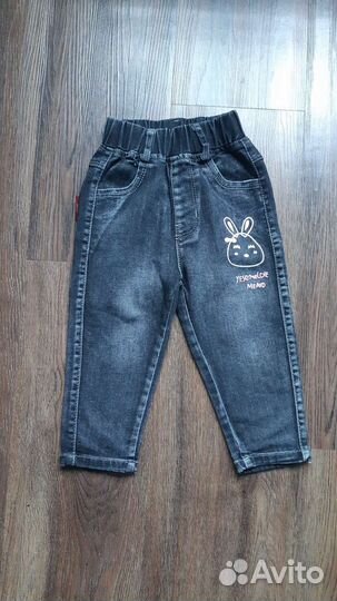Джинсы для девочки 86