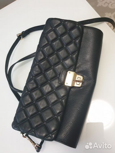 Сумка женская натуральная кожа черная