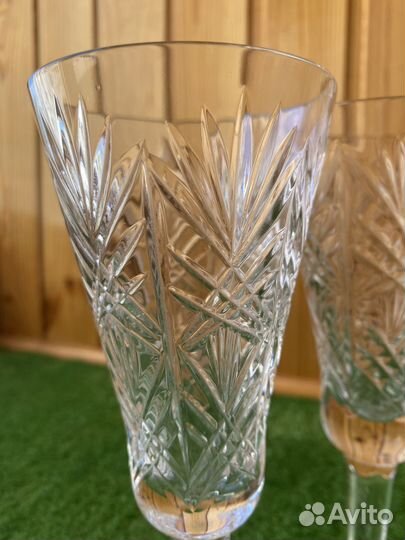 Фужеры бокалы большие хрусталь СССР