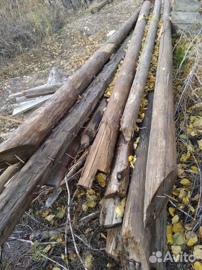 Лес кругляк, ворота для забора