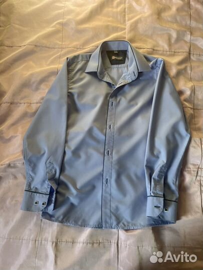 Рубашка на 10 лет, мальчик, рост 140-146см