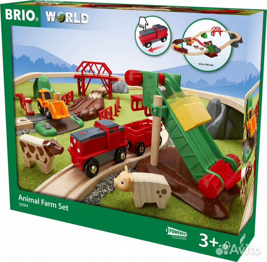 Brio 33984 – Ферма с поездом на батарейках